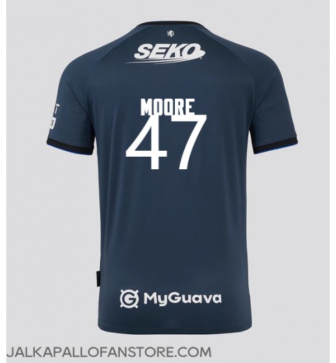 Rangers Mikey Moore #47 Kolmaspaita 2025-26 Lyhythihainen Rangers Mikey Moore #47 Kolmaspaita 2025-26 Lyhythihainen